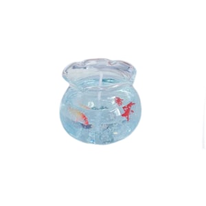 Bubble Fish Mini Fish Tank Scented Candle Lasting Fragrance Unique Birthday Gift 70g*2- Freesia 2PC