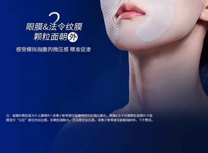 Dr. Ling [Père de l'acide hyaluronique] Nouvelle formule améliorée 2.0 Hyaluronate de sodium Peptide Masque hydratant raffermissant tenseur réparation urgente 5 pièces Recommandé par Douyin