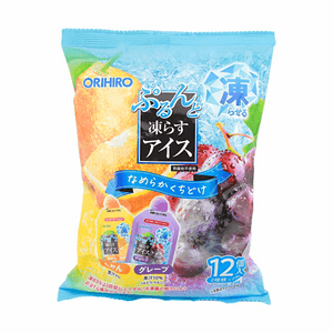 Gelée de glace saveur orange et raisin, 12 pièces 8,46 oz【Faible en calories 0 graisse】【À consommer congelé】