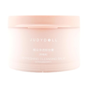 [중국 직배송] 주디돌 메이크업 리무버 밤 - 순한 클렌징, 보습, 당김 없음, 쉽게 유화되는 딸기향 클렌징 밤, 건성 피부용 보습 포뮬러, 100ml