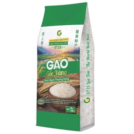 越南 Goc Vang 蝦稻香米 ST25 米 4.5kg【低GI 慢升糖】【越南高規格香米】【米香濃鬱】【軟糯清香】【世界最佳米之一】