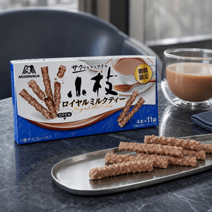 日本MORINAGA森永 小枝巧克力饼干棒 皇家奶茶味 44支【期间限定】【浓郁茶香】