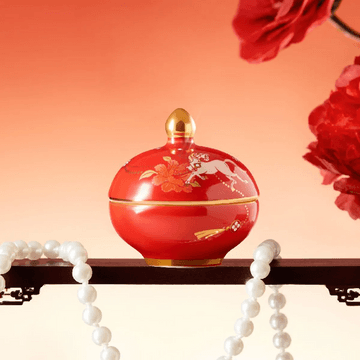 Twelve Flower Deities Solid Perfum Balm, Divine Steed Treads Flowers, 0.35oz.【Limited Edition】