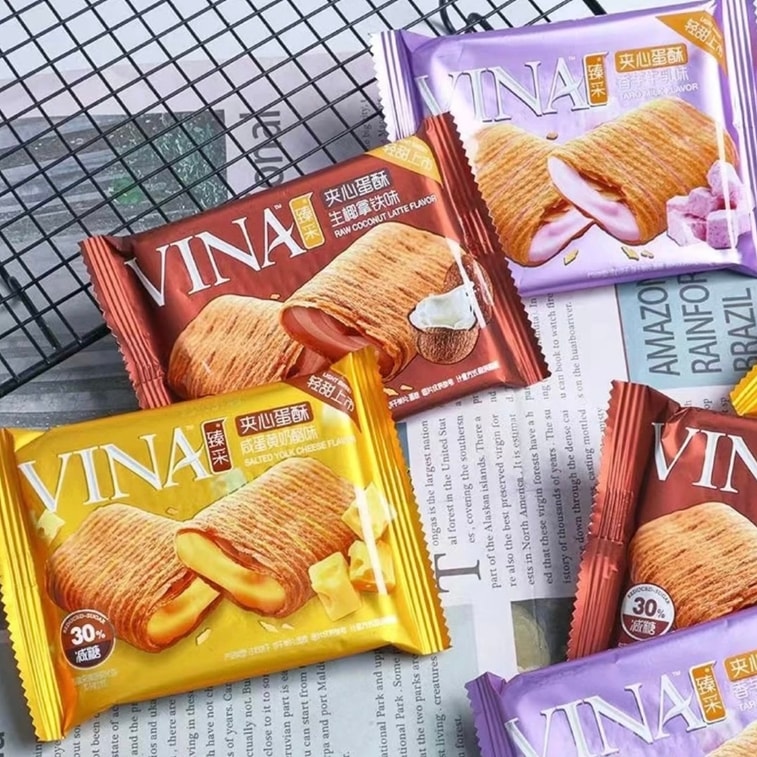  FRANZZI サンドエッグクリスプ 里芋とミルク味 8個入 約200g（±10g） 【ひとくちサクサク、中はなめらか】 3