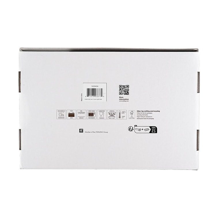 法国STAUB珐宝 陶瓷烘焙烤盘 马卡龙色 2件套/蓝色 12