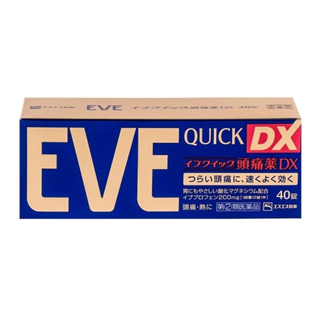 商品详情 - 【日本直邮】日本白兔制药 EVE QUICK 头痛药DX 40粒 加强快速版 - image  0