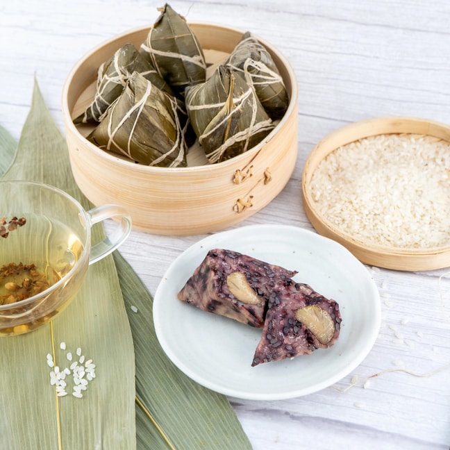 五芳斋 桂花血糯栗子粽子 嘉兴粽子 真空6枚入 300g 【中华老字号】【端午节粽子】【全美超低价】