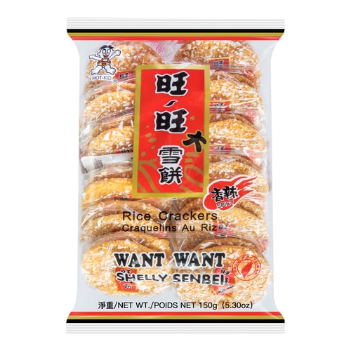 WANT WANT Snow Spicy Rice Crackers 150g - Yamibuy.com