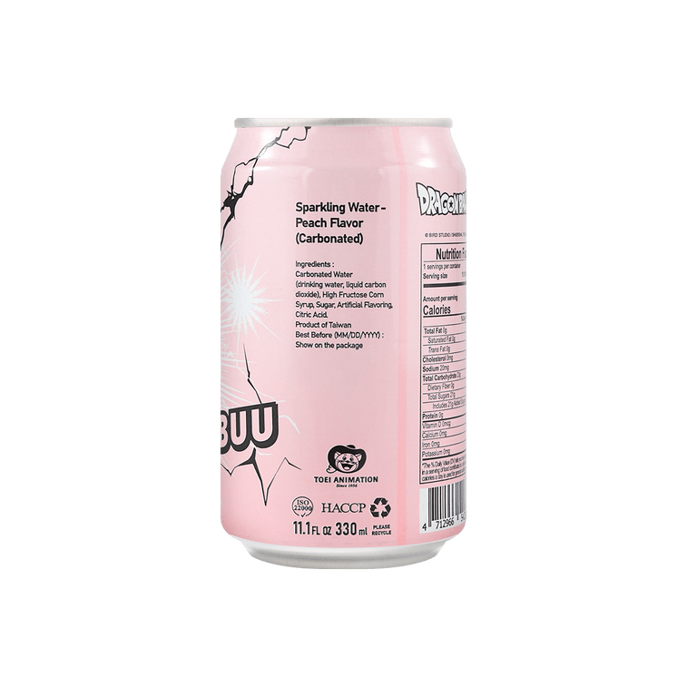 台灣OCEAN BOMB 白桃汽水 330ml 【七龍珠聯名款】【包裝隨機發】 9