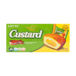 Custard Cream Cake 6 pc 138g