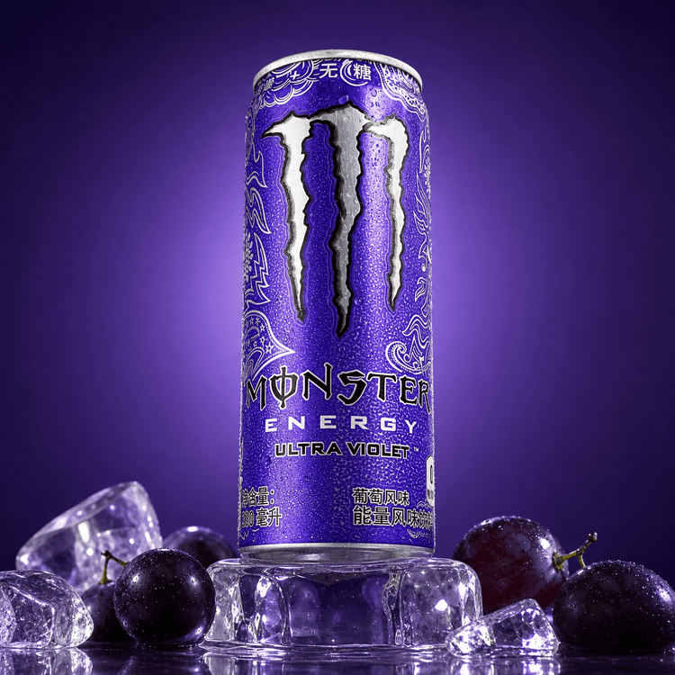 Monster Energy 無糖エナジードリンク、グレープ風味、11.16液量オンス