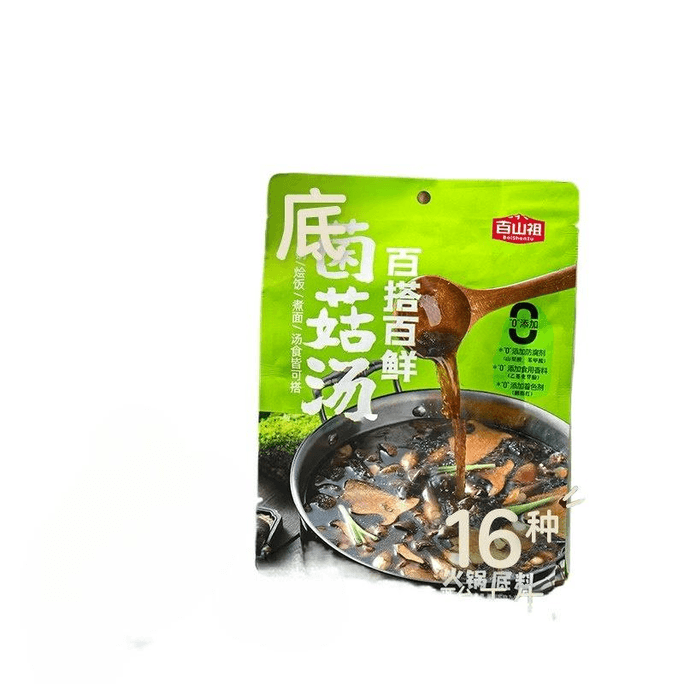白山子きのこ鍋スープの素 360g*1袋