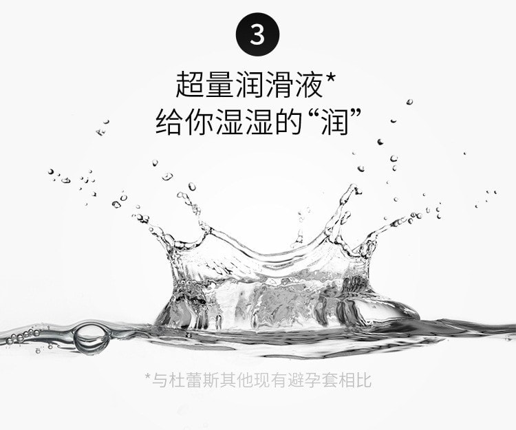 【中国直邮】 美国 DUREX杜蕾斯 杜蕾斯 001聚氨酯超薄安全套 中号0.01mm 6只装