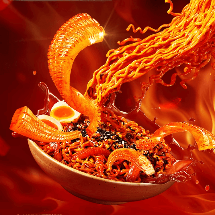 YANJINPUZI Samyang Collaboration Extra Spicy Konjac Snacks Samyang