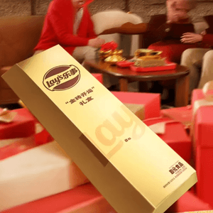 大陆版LAY'S乐事 金砖礼盒 STAX无限薯片 原味+番茄味 8包入 320g【金砖开运 招财进宝】【春节年货必买】