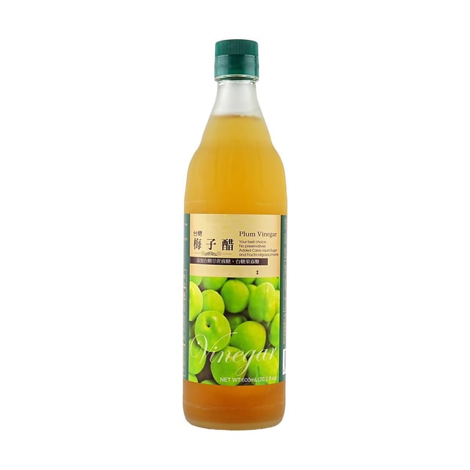 台灣台糖 梅子醋 600ml