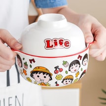 Ramen Bowl, Chibi Maruko-chan, Two sets bowl: 750ML + 500 ML