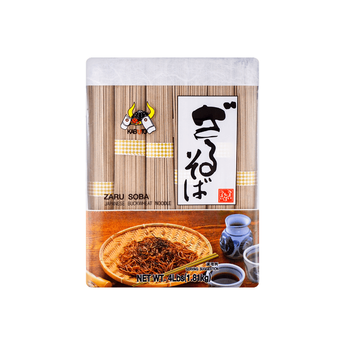 Japanese Buckwheat Noodles (Zaru Soba) 4lb