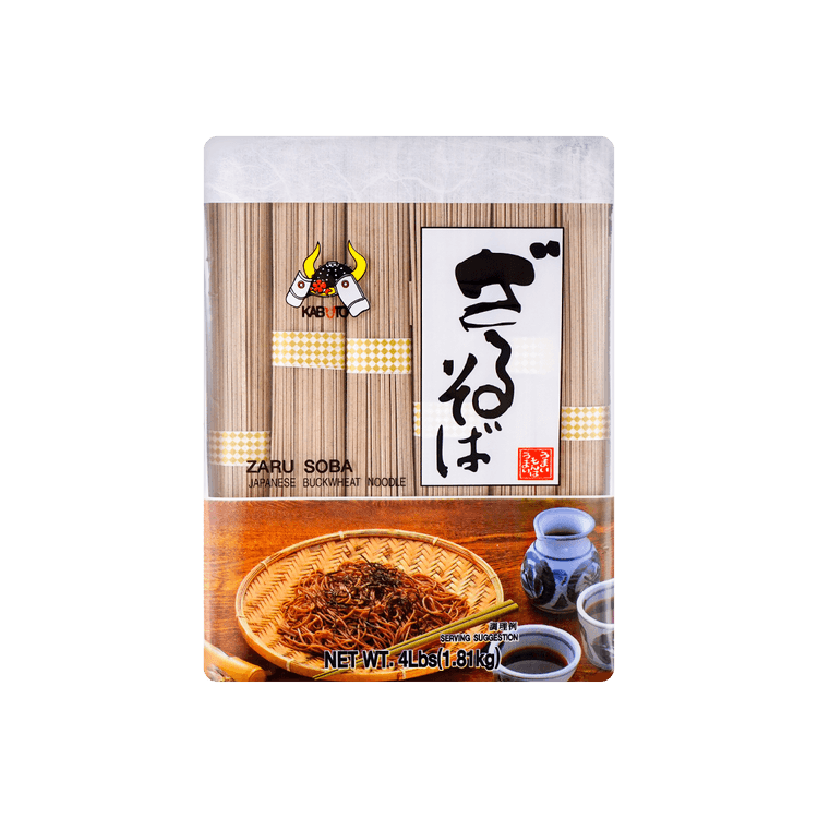 KABUTO Japanese Buckwheat Noodles (Zaru Soba) 4lb - Yami.com
