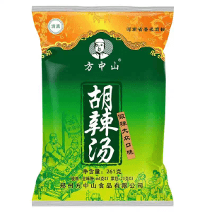 Fang Zhongshan Halal Spicy Soup Instant Soup Bag, Popular Flavor, Mildly Spicy, 261g * 2 Bag