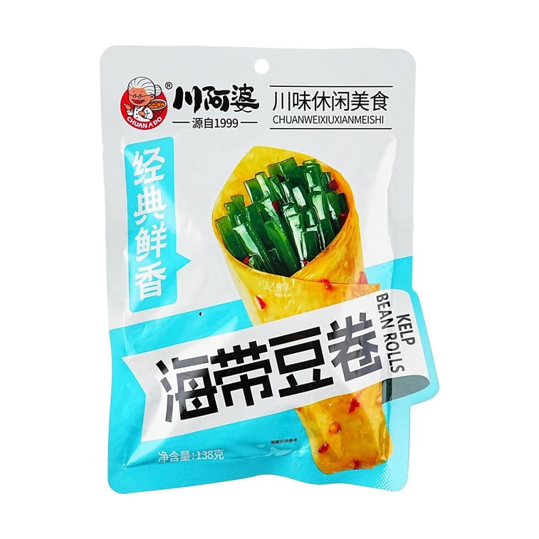 川阿婆 海带豆卷 138g 4