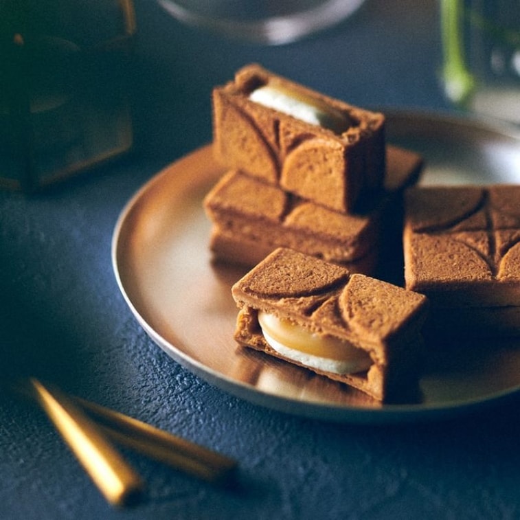 【日本直邮】日本 press butter sand 人气伴手礼 经典黄油奶油夹心曲奇 9个装 3