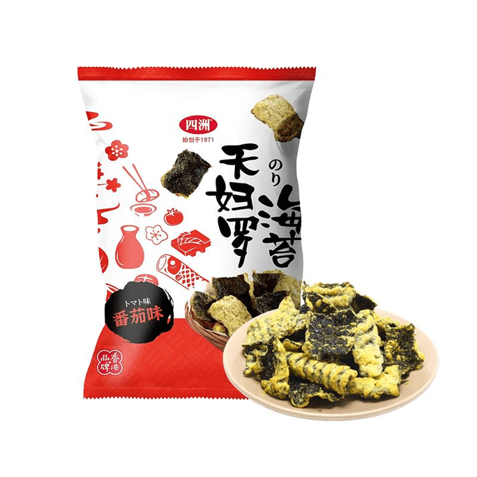 【中国直送】Four Seas 天ぷら海苔 トマト味 40g*1