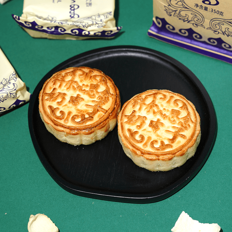 科爾沁思念 奶皮子月餅 乳酪餡餅糕點 4枚 350g【內蒙古特色】【奶香濃鬱】 3
