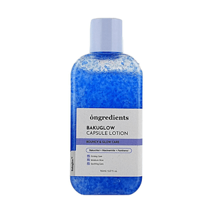 Product: BakuGlow Capsule Lotion, 5.07 fl oz, Blue Capsule Burst Essence Lotion with Bakuchiol【13 Peptides Glass Skin】