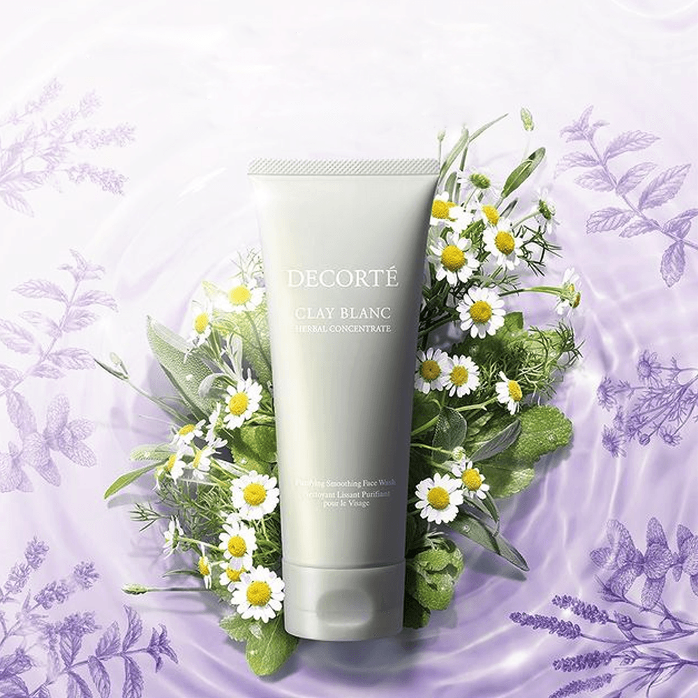 Can remove UV】COSME DECORTE Clay Blanc Herbal Face Wash 170 g