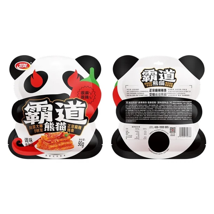 Wei Long Ba Dao Panda Authentic Spicy Strips90g