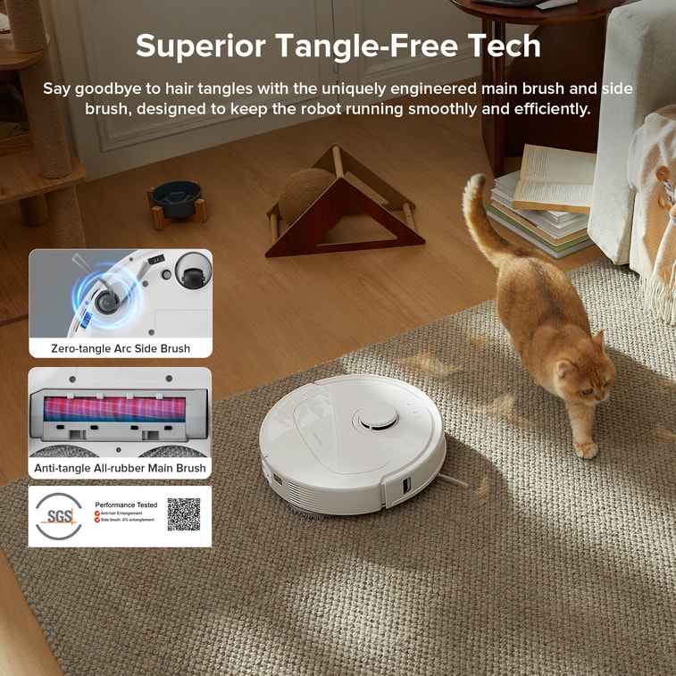 CQV 35A Robot Vacuum and Mop 8000Pa Powerful Suction Self Emptying & Refilling  4