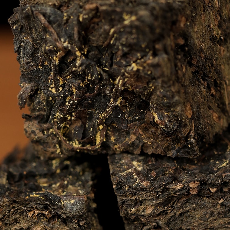 小师姐评茶 【美国现货秒发】2012年金花茯茶安化核心产区 传统非遗工艺调理肠道 减脂降压增强免疫 顶级茂盛金花梅韵 醇厚甘润高品质 100g 4