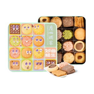 원더풀 멜로디 모듬 쿠키 선물 세트, 8가지 맛, 473g (16.9oz) [말띠 해]