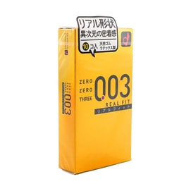 0.03 리얼핏 윤활 콘돔 초박형 10개입