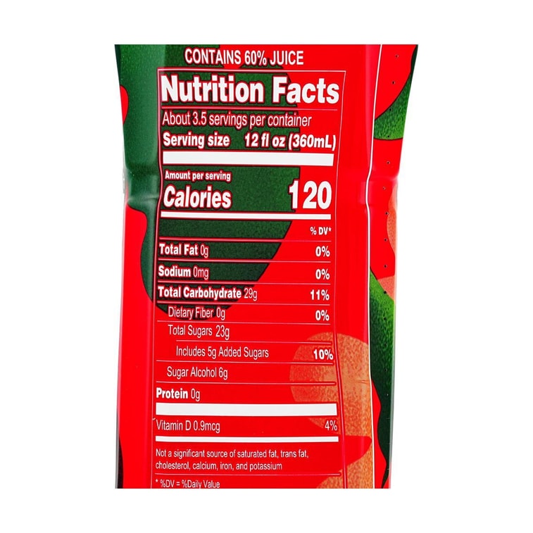 산사나무 주스 및 과육 혼합 음료, 무설탕, 42.2 fl oz 10