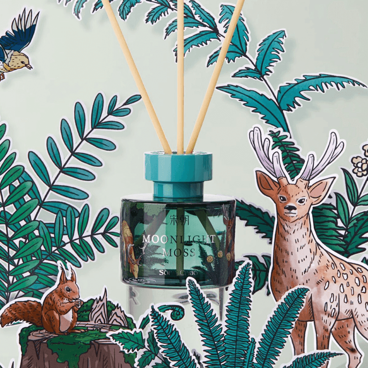 宋朝 繁花之境系列 無火香薰 月照青苔 花香木質調 120ml 10