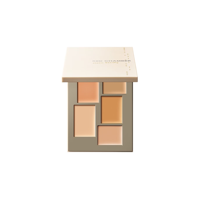 RED CHAMBER RC HARUKI CONCEALER PALETTE#CP400 Adjusts skin tone conceals dark circles acne scars and blemishes