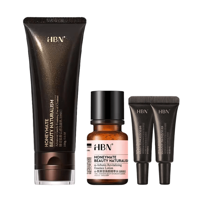 어드밴스드 젠틀 포밍 페이셜 클렌저 3.5oz+0.2oz*2 + α-아르부틴 리바이탈라이징 에센스 로션 1.0fl.oz - 스킨케어 세트