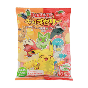 日本大正制药 宝可梦联名 儿童果冻 混合水果味&苹果味 160g【含钙及维B群】