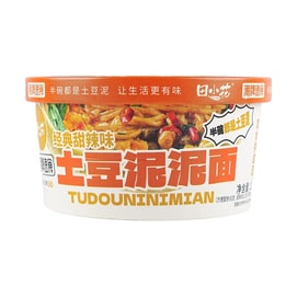 田小花 土豆泥泥面 速食拌面方便面 经典甜辣味118g【土豆脑袋恨不得一天吃十碗】
