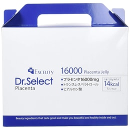 【日本直邮】虞书欣同款 DR.SELECT医生选择 Placenta Jelly 16000胎盘素酵素果冻 7袋/箱 美容养颜抗衰老