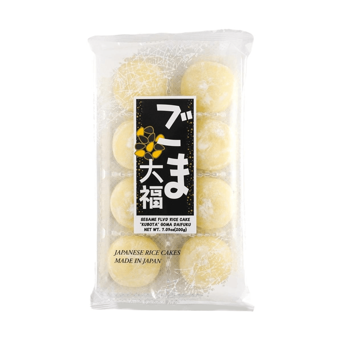 日本KUBOTA久保田 芝麻大福餅 夾心麻薯糯米糍 200g