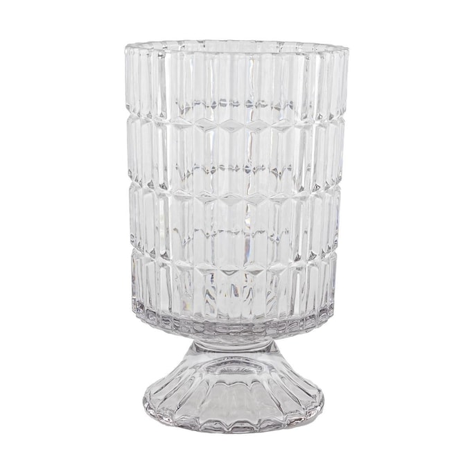 ヴィンテージクリスタルガラス花瓶スクエアモデル