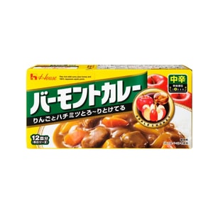 【日本直邮】 日本 好侍 蜂蜜苹果咖喱块 中辣 230g