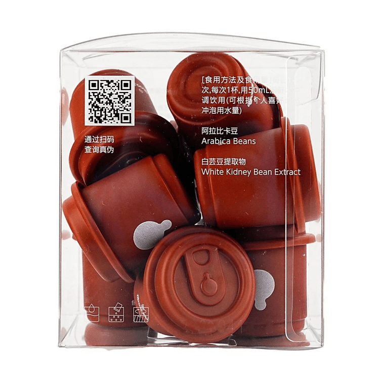 Solid Beverage Freeze Dried Instant Coffee, 10cups, Bulletproof Coffee, White Kidney Bean *2【2 Packs】 11