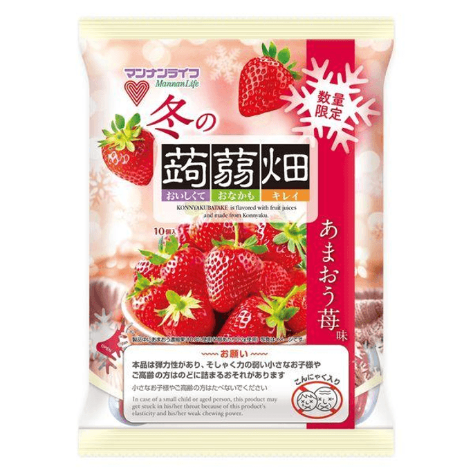 Konjac Jelly Konjac Kanou Strawberry Flavor 25g*10pcs