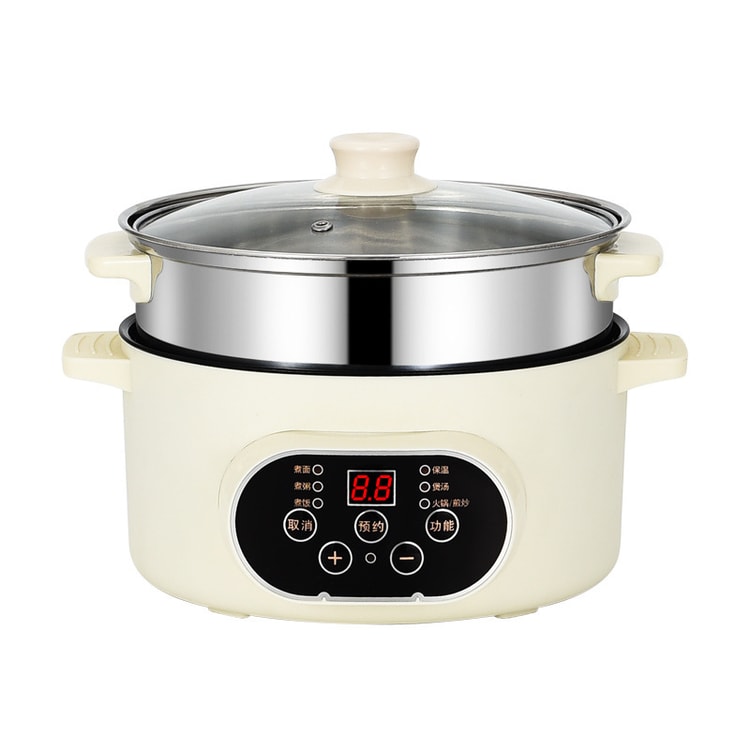 Bear Intelligent Electric Steamed And Cooked Mini Rice Cooker 2L Hot Pot  Pluggable And Heated 