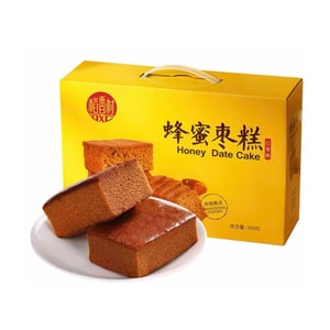 稻香村 年货圣诞必备新年礼盒蜂蜜枣糕中式糕点礼盒 850g 【枣香浓郁 传统糕点】【老北京糕点】