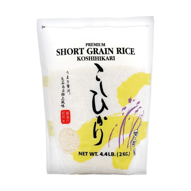 日本KOSHIHIKARI 高级短谷米 大米 2kg 【煮饭熬粥】 4